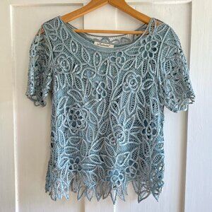 Soulmates Silk Hand Crochet Blouse